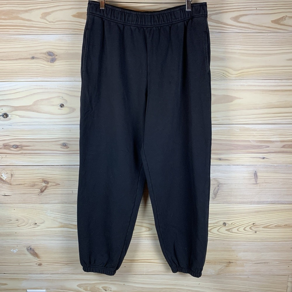 Athleta‎ Sweatpants Men Large Black Heavyweight Baggy Skater Lounge Pant
